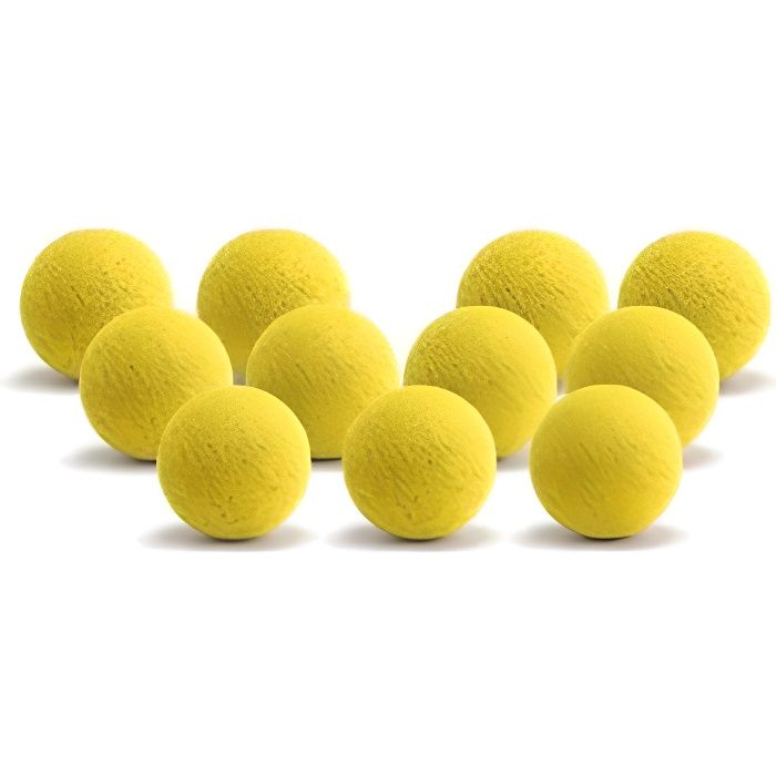 CATENACCIO Balle Babyfoot en Liège Blanche - Balles de Baby Foot