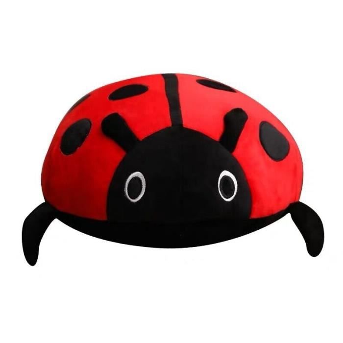 Greatangle Kawaii Mignon Animal Coccinelle Forme Velo Velo Cloche Belle Etanche Velo Guidon Anneau Velo Cloche Velo Accessoires Noir Et Rouge Cyclisme Sacoches De Guidon