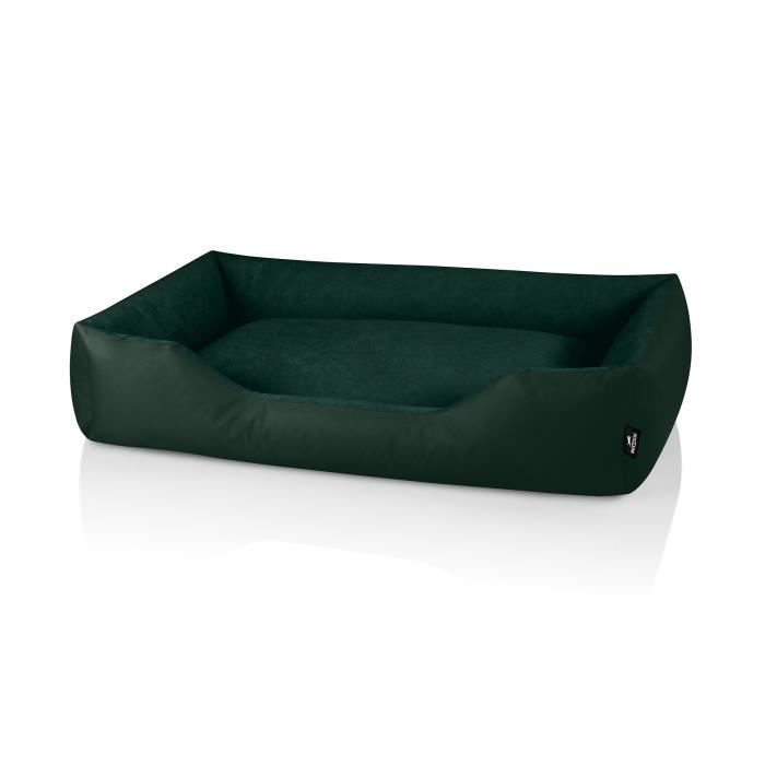 Comparer les prix de Lit pour chien - BedDog® - ZARA - XXL 120x85cm - BOTTLE-GREEN - Rectangulaire