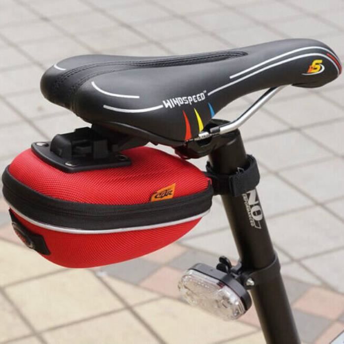 Imperméable sac dur sous vélo Pannier arrière Selle Seat rangement tail