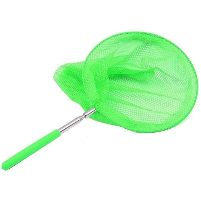 Hyakoz 1 Pièce Épuisette Télescopique Filet pour la pêche en Aquarium