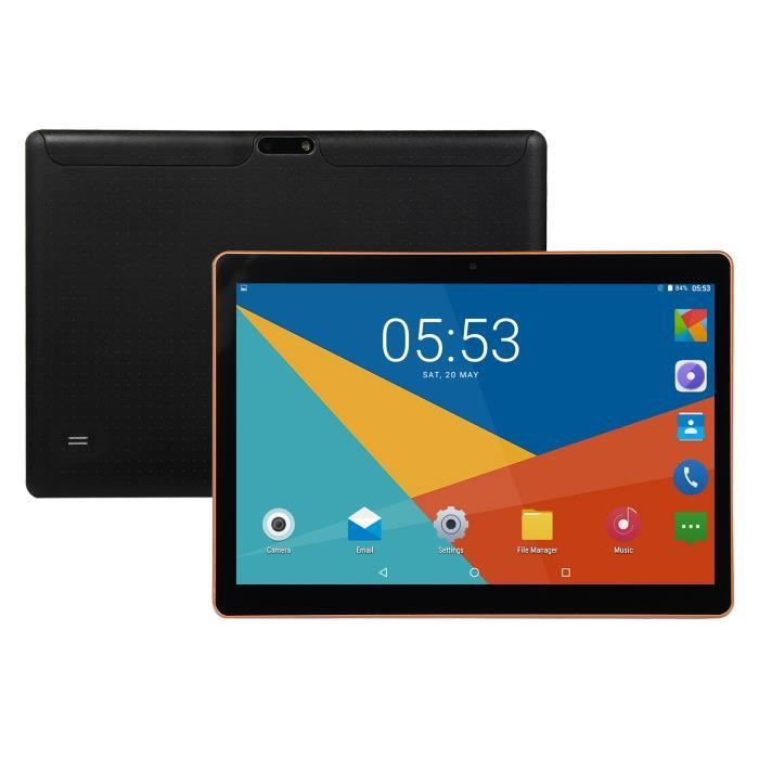 Tablette 10 1 Pouces 4g Lte Android 8 1 Bluetooth Pc 64g 2 Sim Avec Tablette Gps Noir Uk Brancher Prix Pas Cher Cdiscount