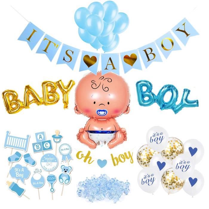 Baby Shower Grande Foil Balloon pour nouveau-né Bébé Garçon /& Fille Fête Party Decor