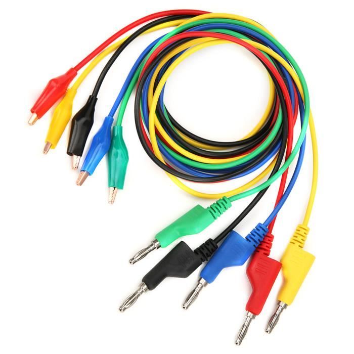 Fiche Banane À Broches (Bleu)20 Pièces Fiches Bananes À Broches 2Mm Connecteurs Mles En Laiton