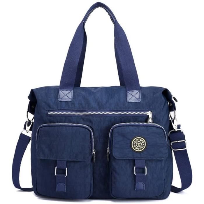 Sac à Bandoulière Femme Grande Capacité Oxford Étanche Antivol - Tendance Voyage Maman