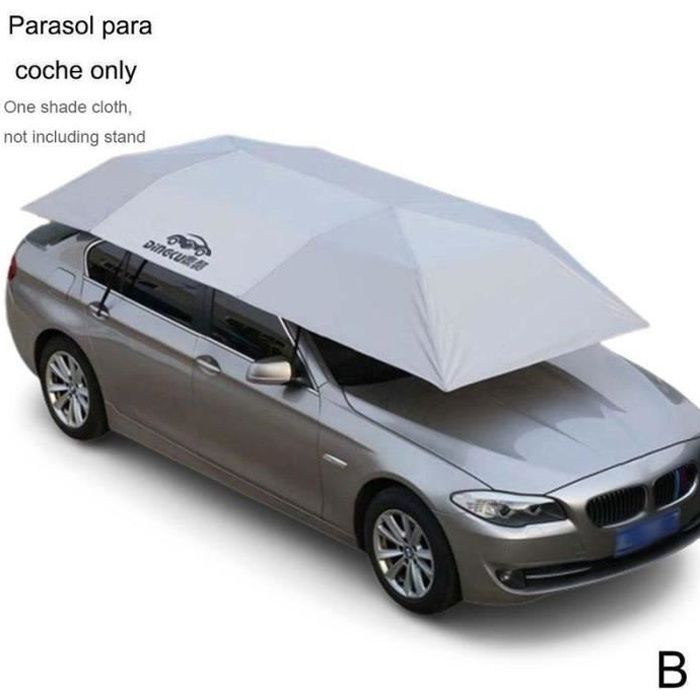 Abri De Voiture Pliable Automatique Avec Télécommande - Protection Solaire Et Intempéries, 4.5x2.3m Bleu Marine
