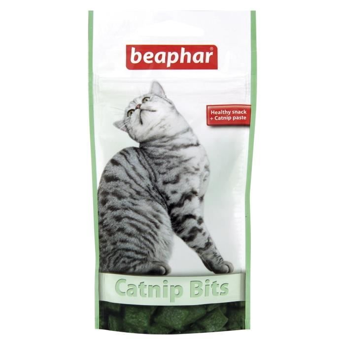 Comparer les prix de Friandise - BEAPHAR - CATNIP BITS - Herbes à chat - 35 g