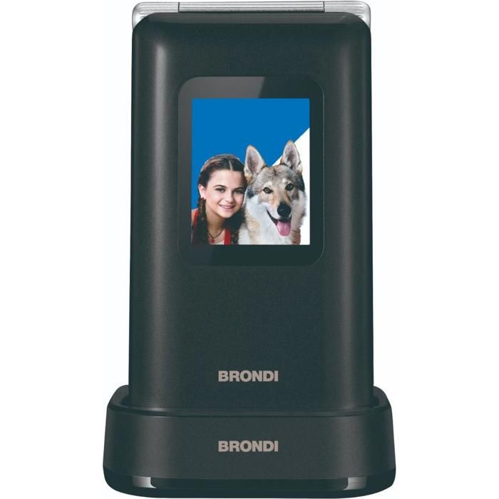 Téléphone portable basique Brondi 10279000 Noir