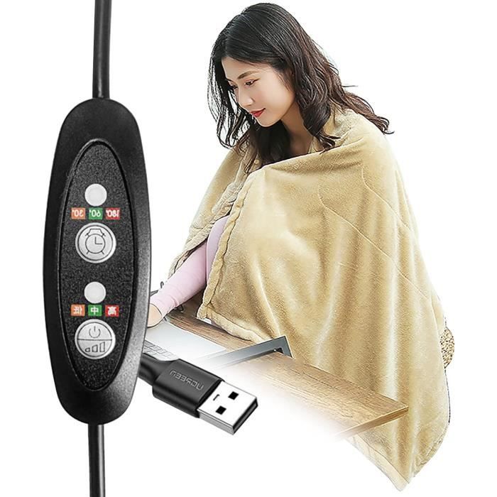 Poignées Chauffantes Moto USB - Couverture Guidon Chauffant 3 Niveaux Anti-Dérapant Pour 22-32mm, Idéal Hiver