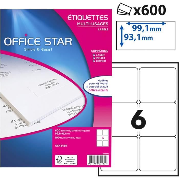 Rouleau De 100 étiquettes Adhésive Le Parfait