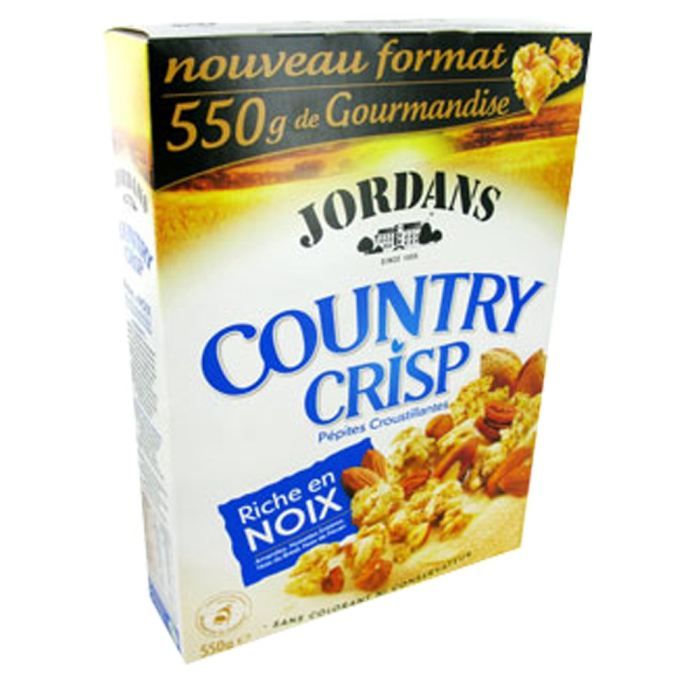 JORDANS Country crisp 4 Noix 550 g Cdiscount Au quotidien