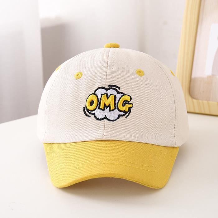 Motif De Broderie Personnalisé Et Casquette De Baseball En Coton Avec Texte Pour Enfants