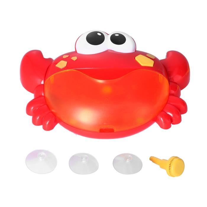Cuque Jouets De Baignoire Bain Moussant Enfant En Bas Âge Mignon Forme De  Crabe Rouge Intéressant Jouet De Bain Musical Pour - Cdiscount Au Quotidien
