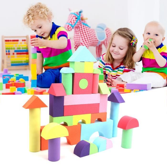 Blocs de construction EVA + mousse jouets éducatifs empilables ...