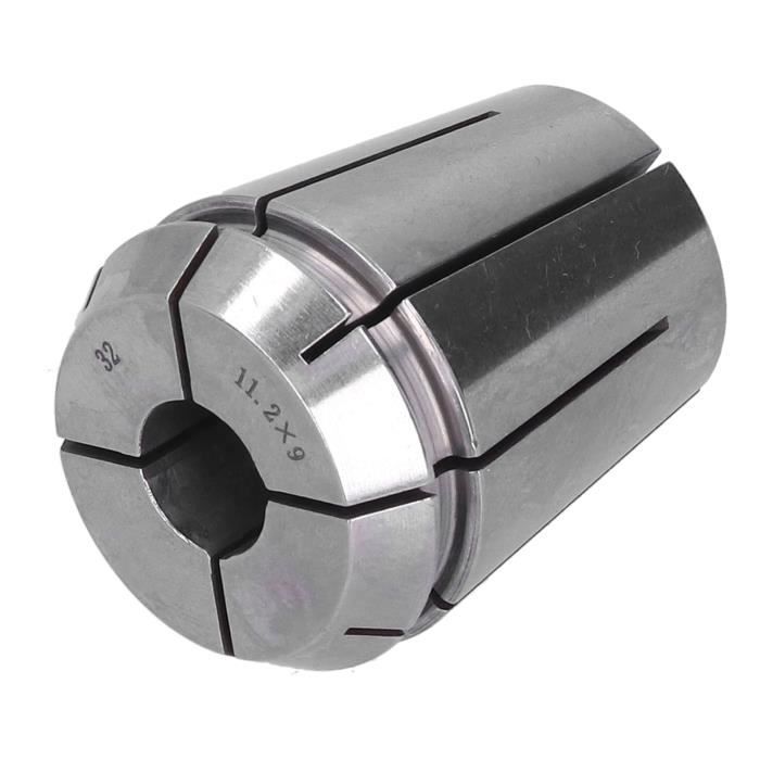 2 Adaptateurs De Pince 12mm Vers 8mm Pour CNC, Gravure - Acier Carbone Noir