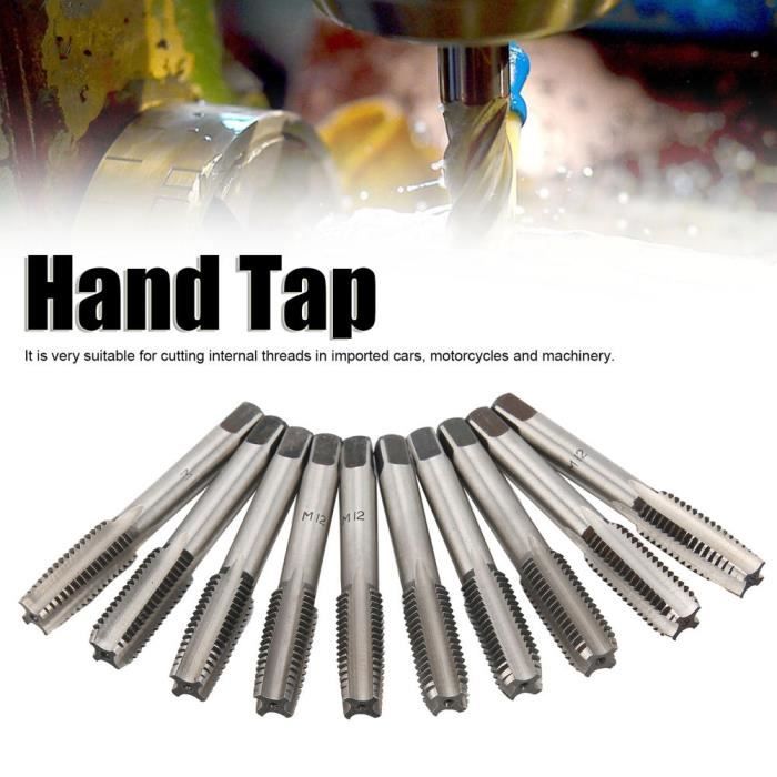 QUARKZMAN 2pcs Tarauds À Filet Droit, M12 X 1.75 H2 160mm