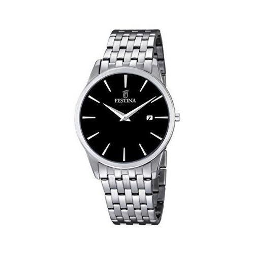 Montre Femme Festina F16375/9 - Bracelet Acier Inoxydable, Quartz, étanche 5 ATM, élégante