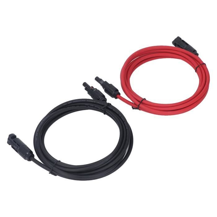 Câble d'Extension Connecteur Femelle 12AWG SAE vers XT60 pour Batterie de Bateau RV Panneau Solaire Station d'Alimentation Portable Câble de Charge