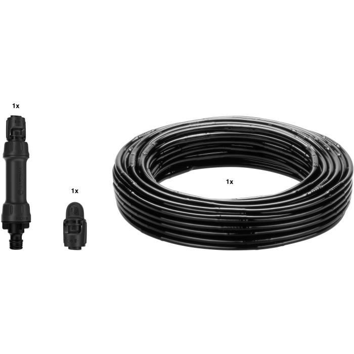 Kit dinitiation : 25 m de tuyau à goutteurs incorporés et bouchon fin de ligne  - 13502-26