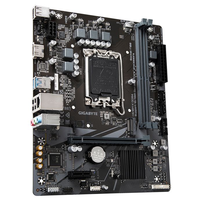 Carte mère - GIGABYTE - H610M K DDR4 - Socket 1700 - Micro ATX - 64 Go RAM max