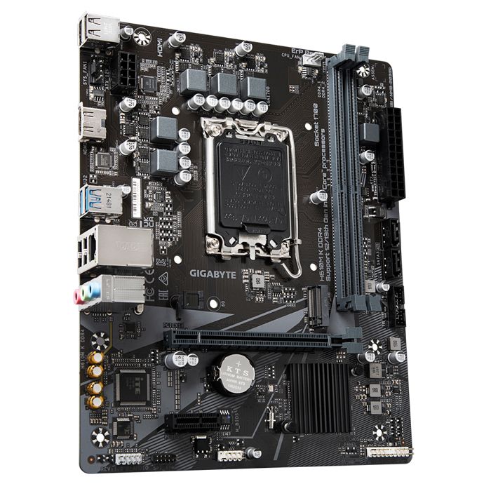 GIGABYTE H610M K DDR4, Intel H610 Mainboard - Sockel 1700, DDR4