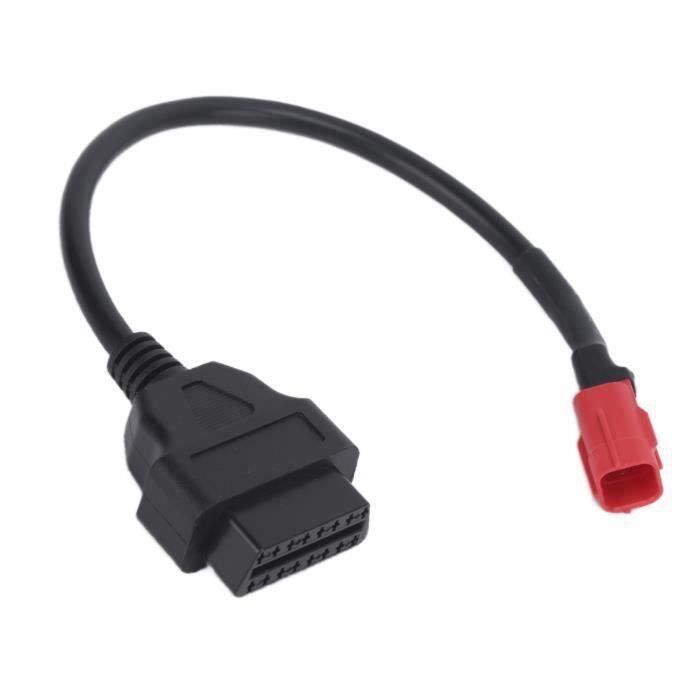 Adaptateur de prise OBD2 16Pin connecteur de câble mâle extension ronde outil de Diagnostic raccord pour ELM327 extension 30cm Adaptateur de prise OBD2 16Pin connecteur de câble mâle extension ronde outil de Diagnostic raccord pour ELM327 extension 30cm