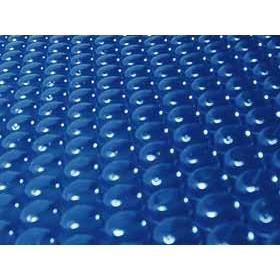 Bâche à bulles pour piscine Toledo - 400 µ - bordée 1 coté - Bleu