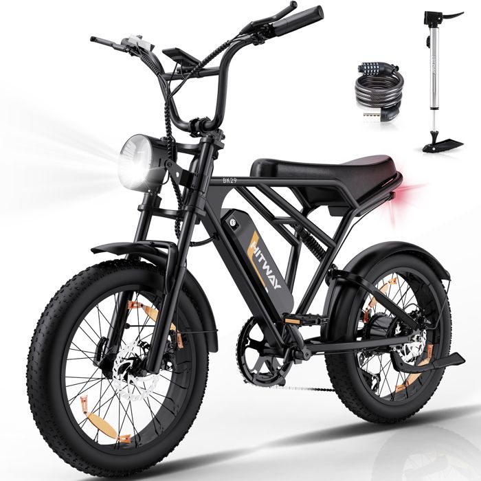 Vélo électrique HITWAY BK29, VAE Tout Terrain 20\