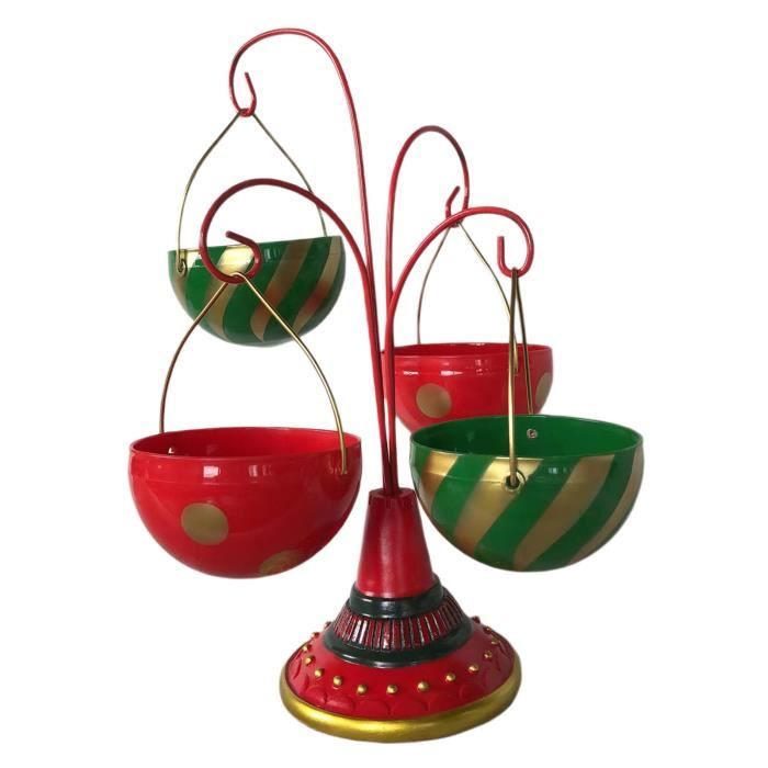 Merry Snack Bowl Stand Whimsical Style Decorative Dessert Stands Candy