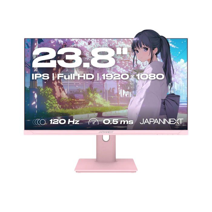 Ecran PC Gaming/bureautique  238  IPS  FHD  120Hz  Pastel rose