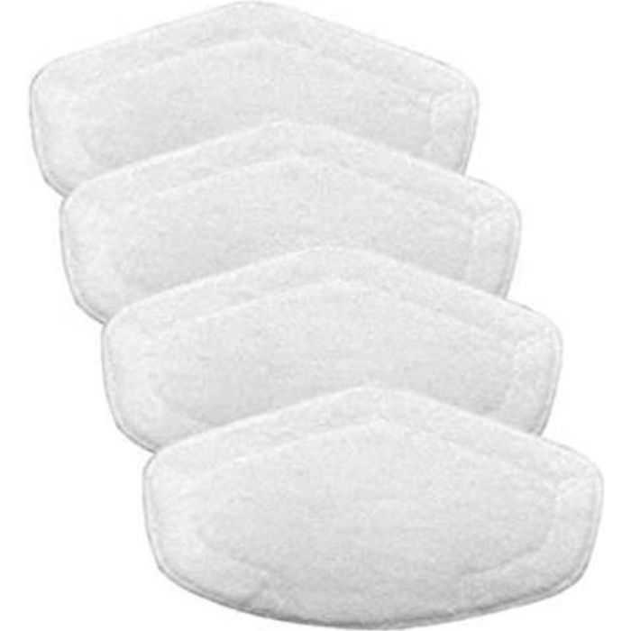 4 Mop di Ricambio Lavabili per Polti Vaporetto Spazzola Vaporforce PAEU0332, Salviette Riutilizzabili Per Spazzola PAEU0332 Polti Vaporetto
