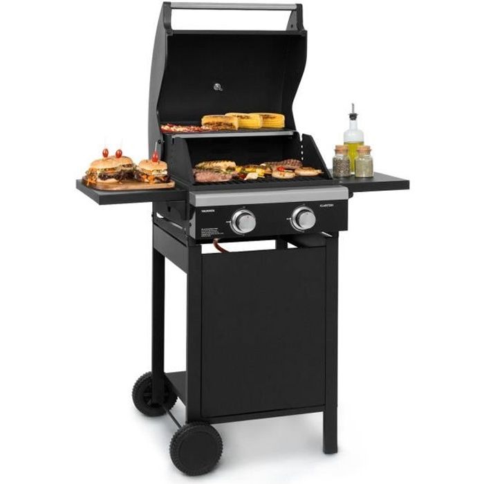 Barbecue à gaz Klarstein Valdosta 2.0 2 brûleurs 2x 3,6kW