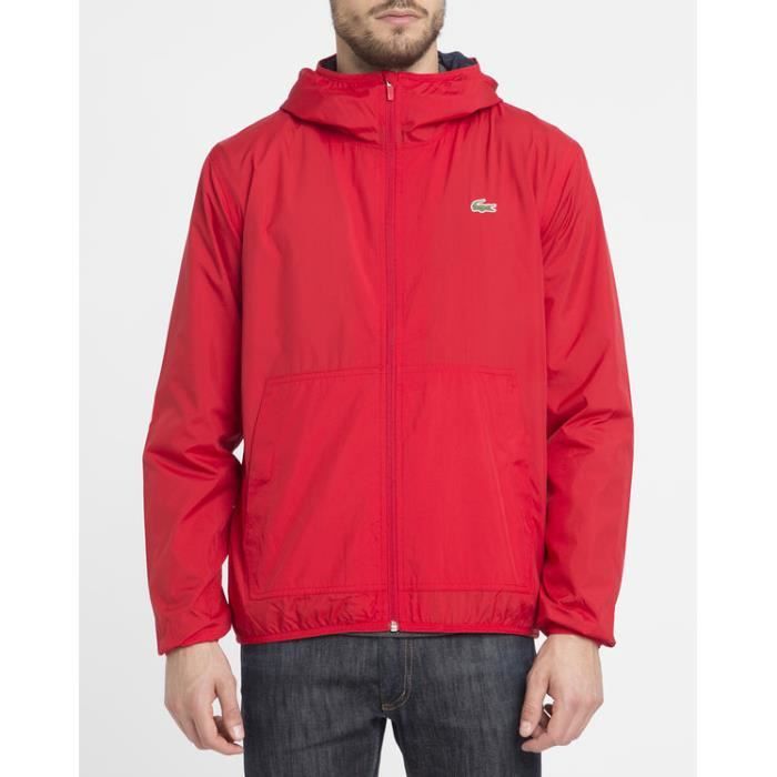 veste lacoste rouge