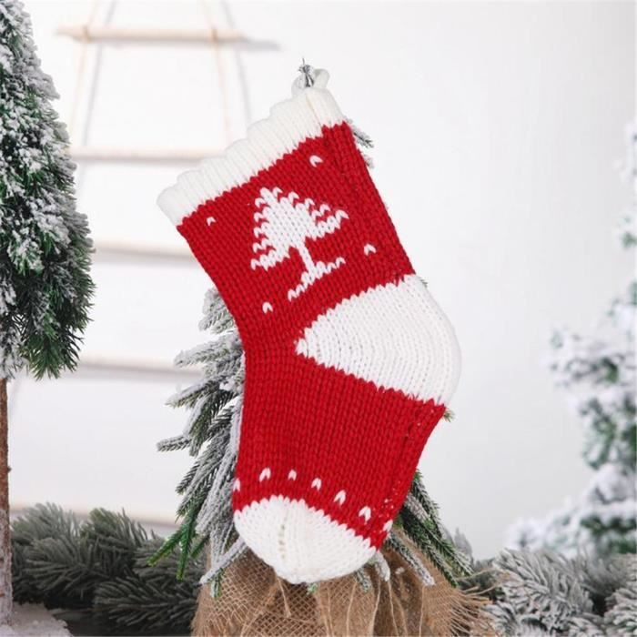 Anstore Chaussette de Noel Tricoté Set de 3 Chaussette Noel a Suspendre avec Motif Flocon de Neige pour Décoration Noel Anstore Chaussette de Noel Tricoté Set de 3 Chaussette Noel a Suspendre avec Motif Flocon de Neige pour Décoration Noel