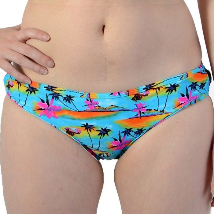 Bas de Maillot de Bain Valège Sunset Turquoise - Bleu Bas de Maillot de Bain Valège Sunset Turquoise - Bleu