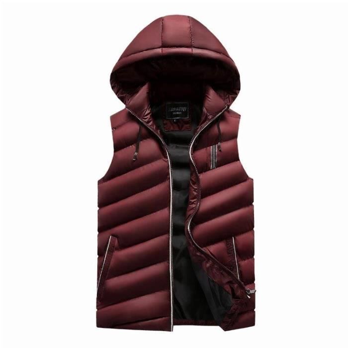YuanDiann Homme Chauffant Veste sans Manche Matelass/é Lavable USB Aliment/é /Électrique Chauff/é Gilet en Doudoune De Plein Air S/écurit/é Intelligente V/êtements De Chauffage