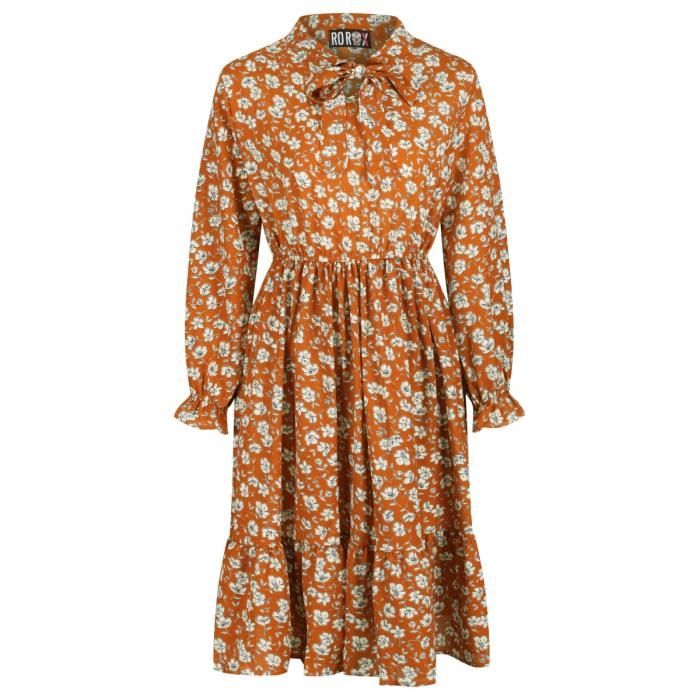 mango robe longue a fleurs