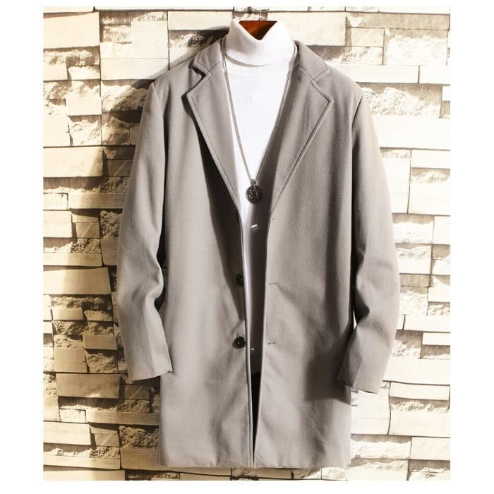 Manteau Homme Trench Ample épissure, Neuf Avec étiquettes, Automne