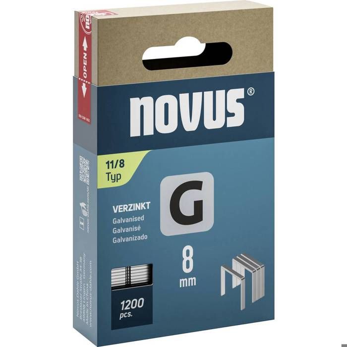 1200 Agrafes Fil Plat Type 11 - 6 Mm, Galvanisées, Pour Films, Toiture, Etc.