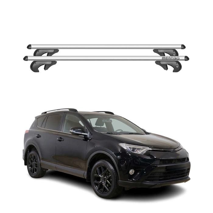 Barres De Toit Aluminium Pour Toyota RAV4 XA20 (2000-2005) - Charge 90kg - Design Aérodynamique - 2 Pièces