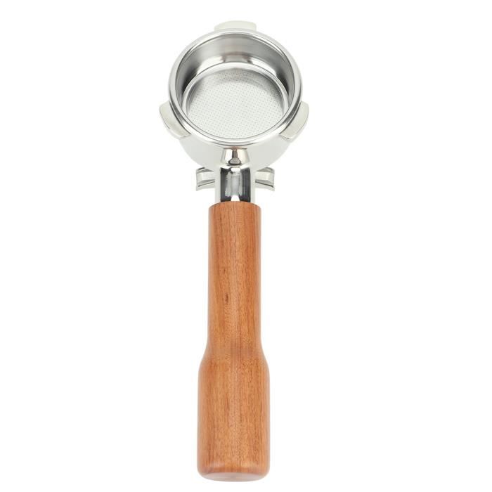 Porte-filtre à Expresso Réutilisable En Bois - Support Pour Filtre Café 51/53/58 Mm, Accessoire Barista En Noyer
