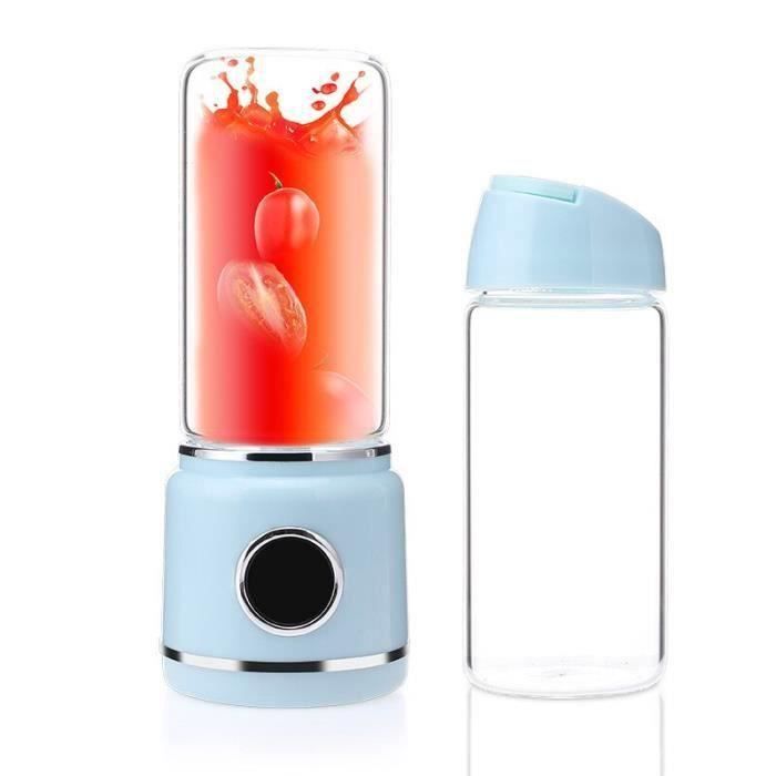 Blender Smoothie Senya Rouge 250W Avec 2 Bouteilles – Portable Et Puissant