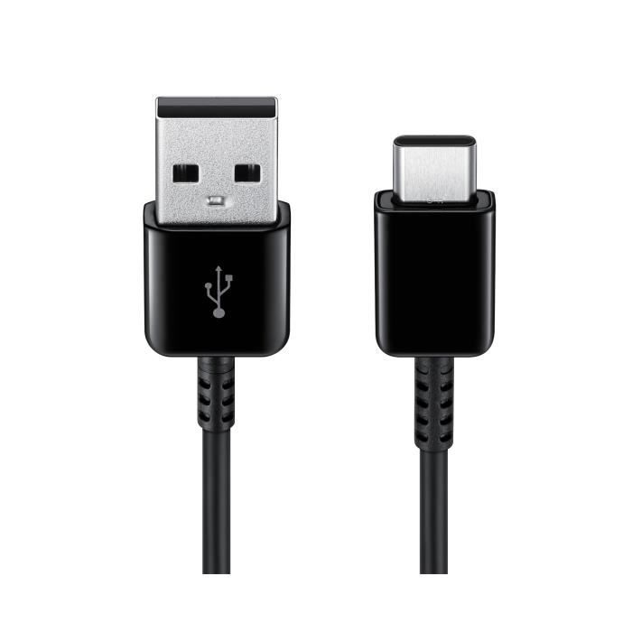 SAMSUNG Pack de 2 Câbles USB A/USB C 1,5m Noir