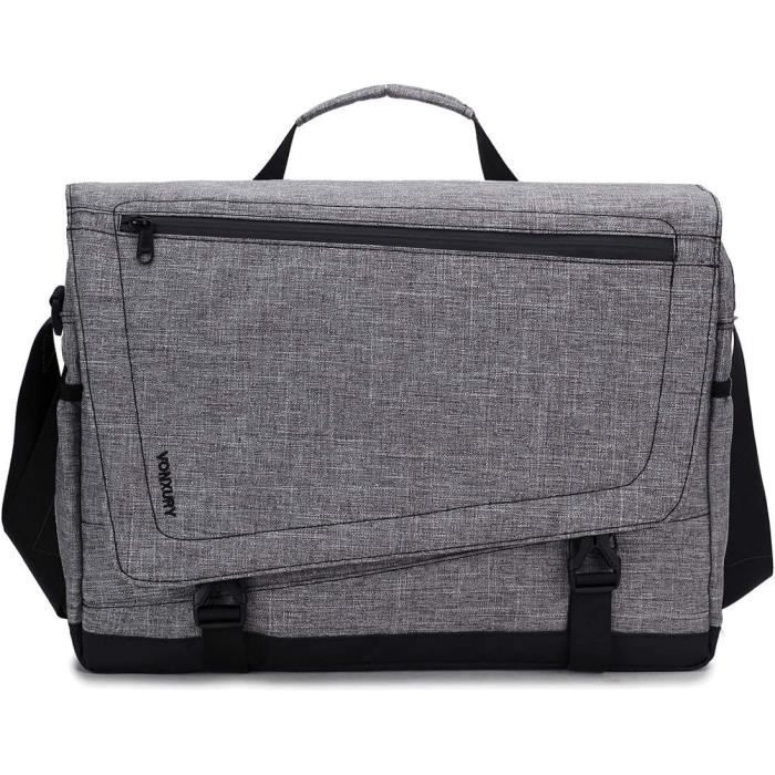 Sac Messenger Homme VX VONXURY - Sac Ordinateur Portable 15,6" Léger Et Résistant à L'Eau