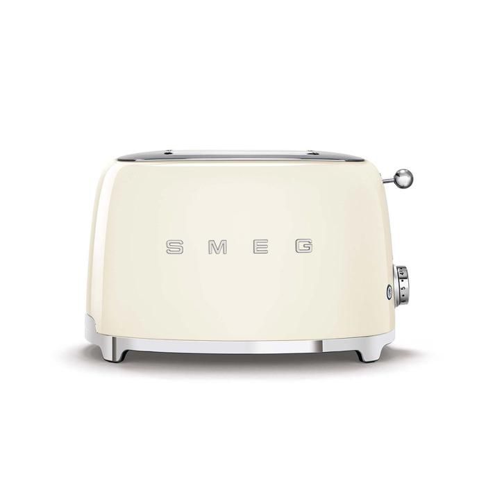 Toaster 2 fentes extra larges crème Années 50 - Smeg