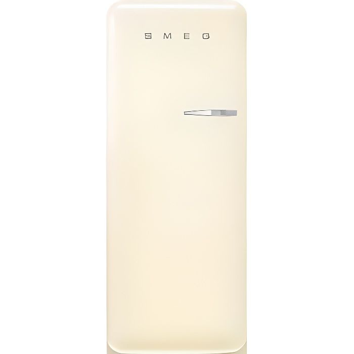 Réfrigérateur SMEG FAB28LCR5 - 270L - Froid statique - Classe D - Design rétro - Crème