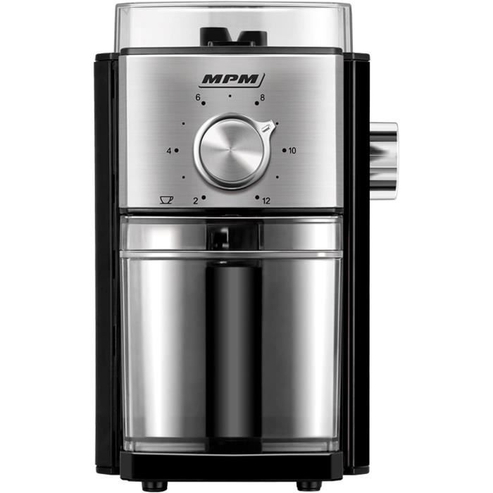 Moulin à Café Professionnel électrique Adler AD4450 - Meules Acier, 31 Réglages, 300W