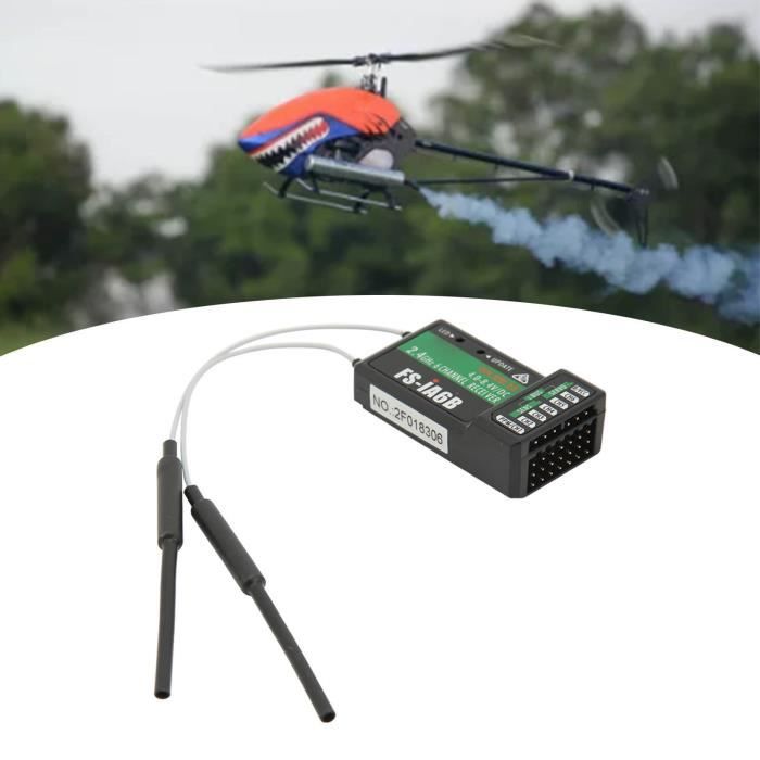 Récepteur RC FS R6B 2.4 GHz 6 Canaux – Pour FlySky I6, I10, TH9X, CT6B, T6 – Pièce De Rechange