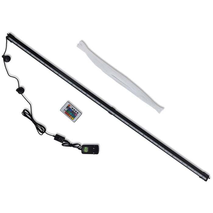 vidaXL Lampe LED de bulles daquarium RVB 107 cm