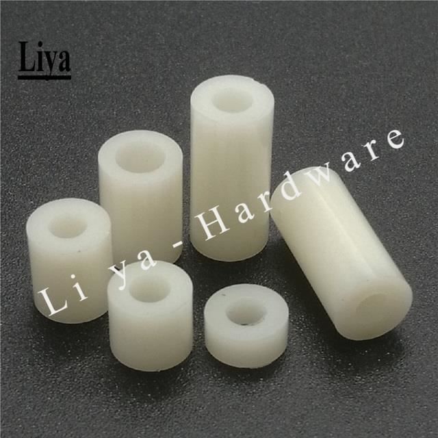 50 Rondelles Entretoises Isolantes Plastique M4 (8x4x1mm) Pour Carte Mère, Fixation électronique Uxcell